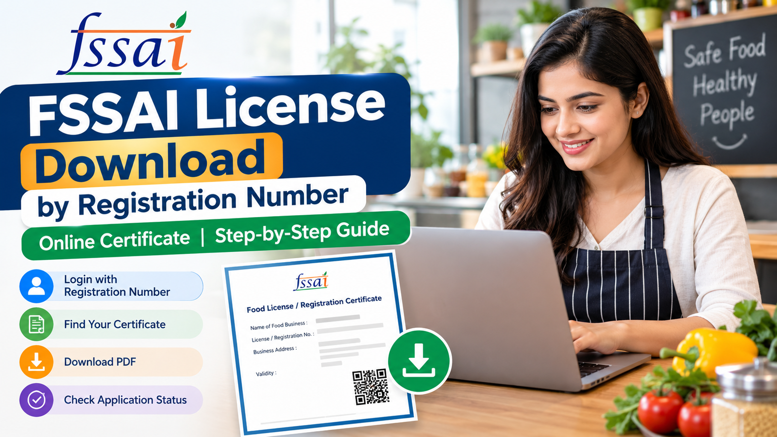 FSSAI License Download by Registration Number | Online Certificate